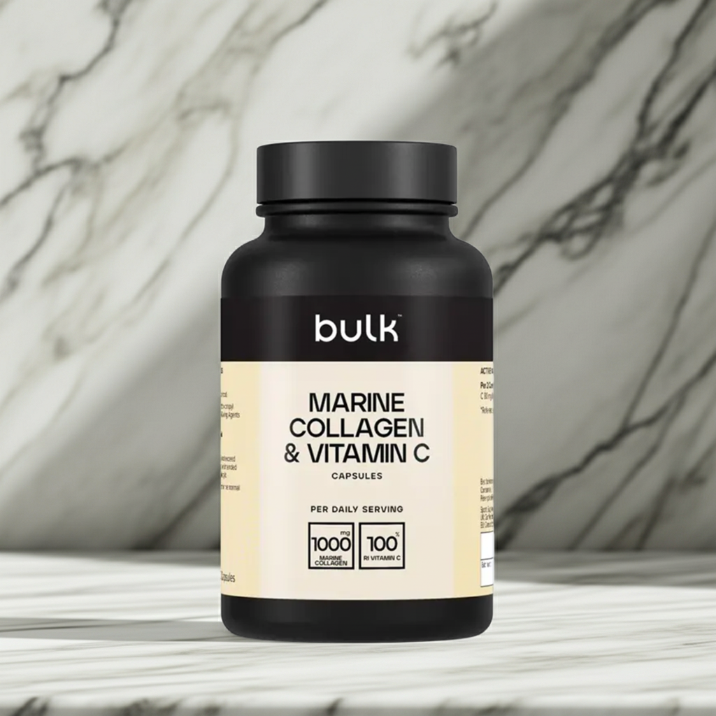 Bulk Marine Collagen & Vitamin C 500mg Capsules