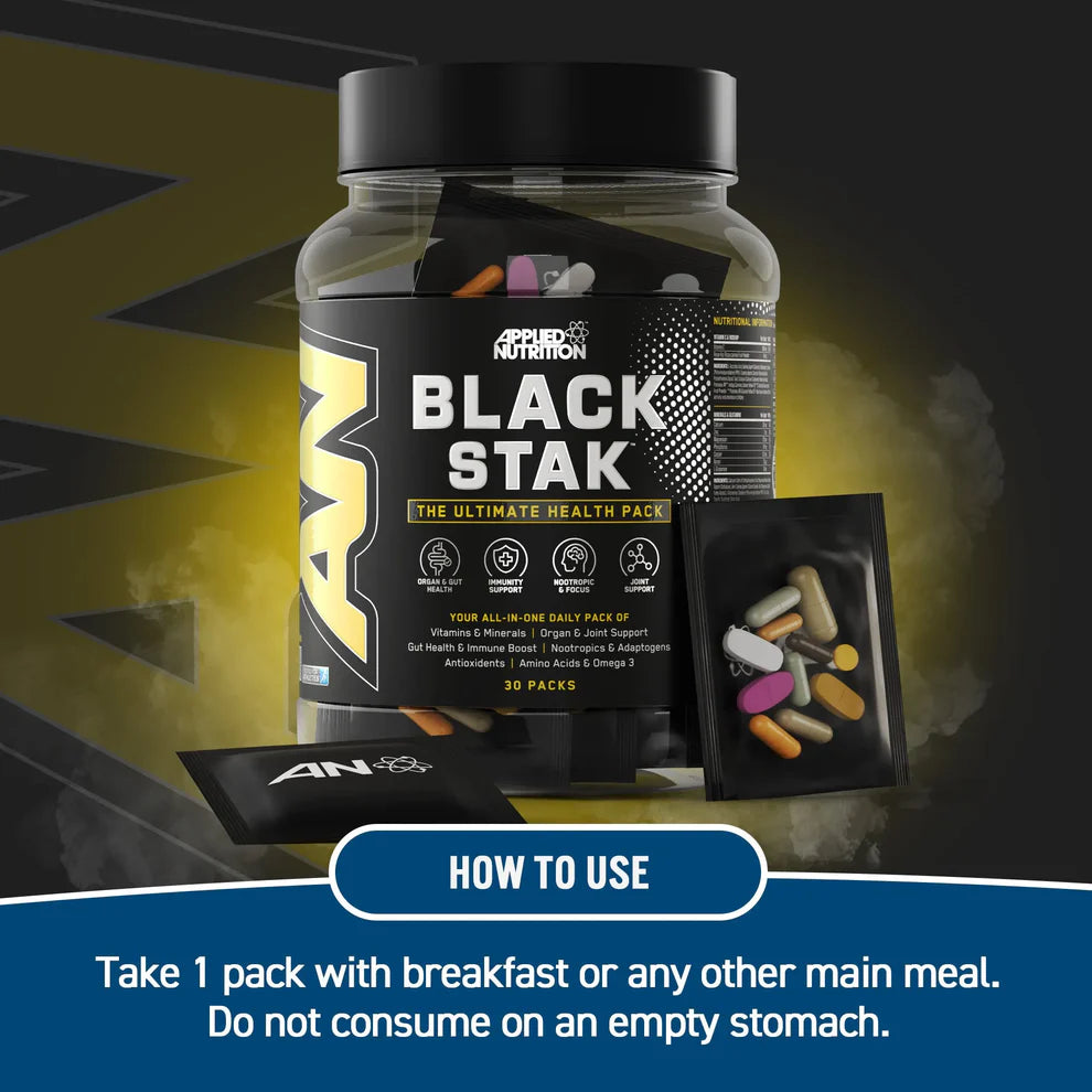Applied Nutrition Black Stak- Ultimate Health Pack